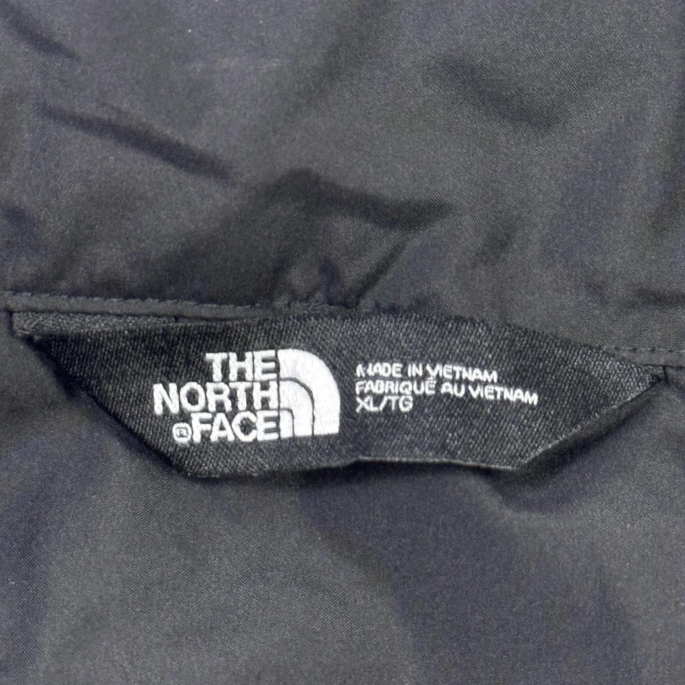 The‎ North Face Puffer Vest Mens XL Black Insulated Quilted Full Zip Logo